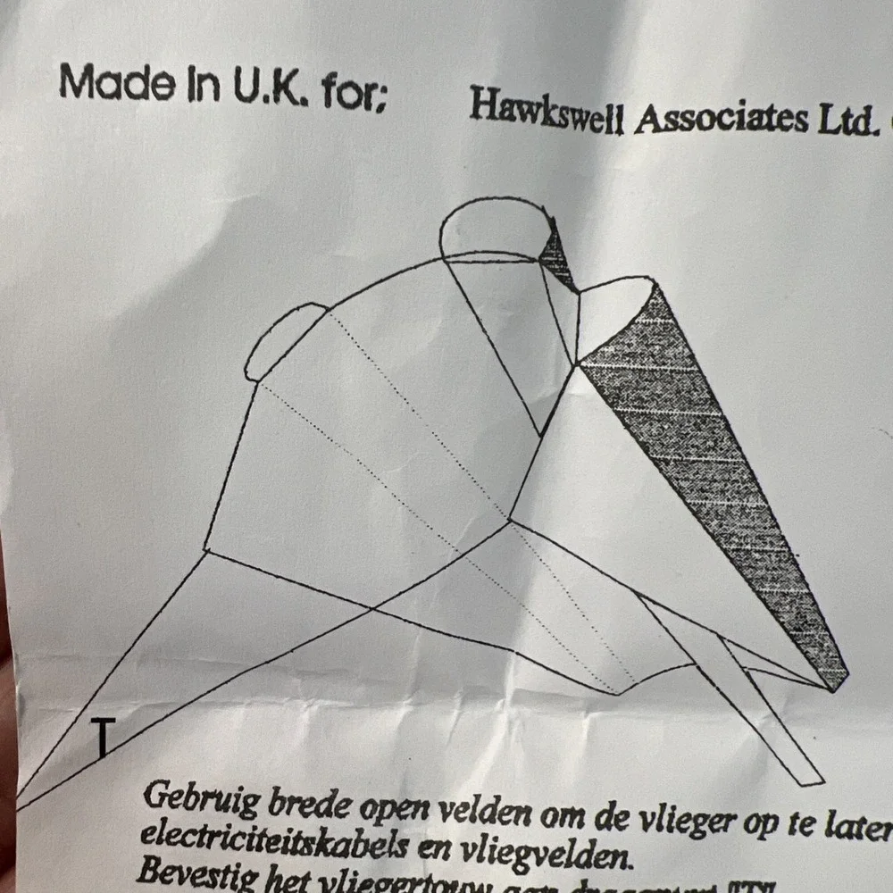 Hawkswell Limited Ed Sport Bird Hawk Flying Kite British Airways Passengers Vtg